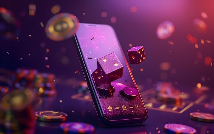 Pengguna membaca penawaran di layar ponsel
